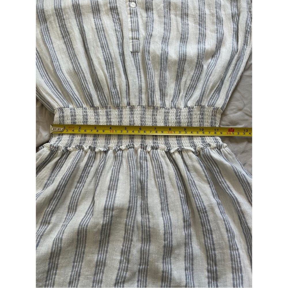 EUC Rails Angelina Blue & White Striped Linen Sundress Size S - Picture 6 of 11